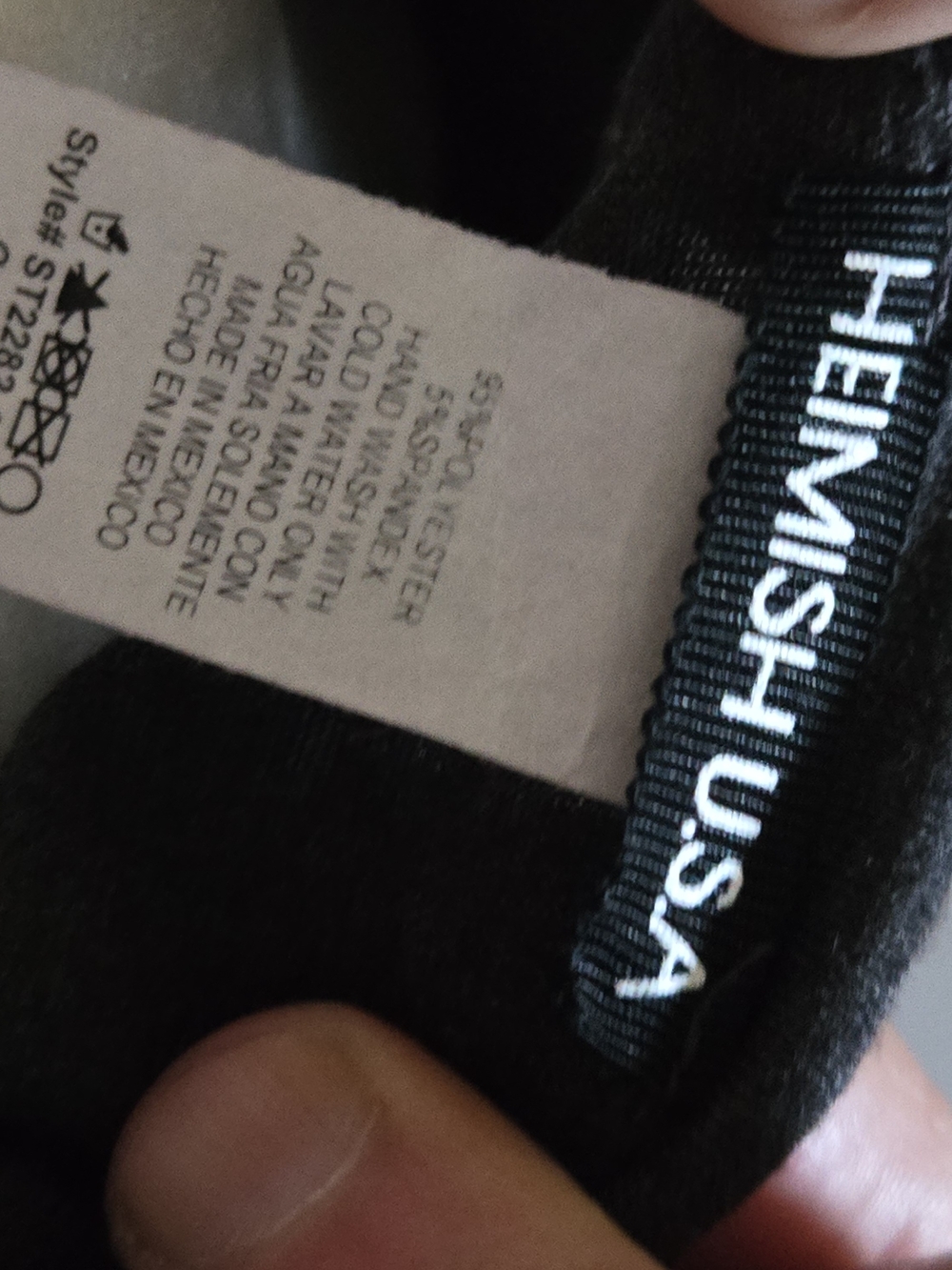 HEIMISH USA Charcoal Scoop Neck Short Sleeve Top - Picture 3 of 3